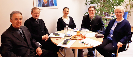 Team Berufungspastoral der Erzdiözese Salzburg / Referat Berufungspastoral der Erzdiözese Salzburg WB Hansjörg Hofer, Regens Tobias Giglmayr, Sr. Katharina Fuchs sa, Rupert Santner, Irene Blaschke