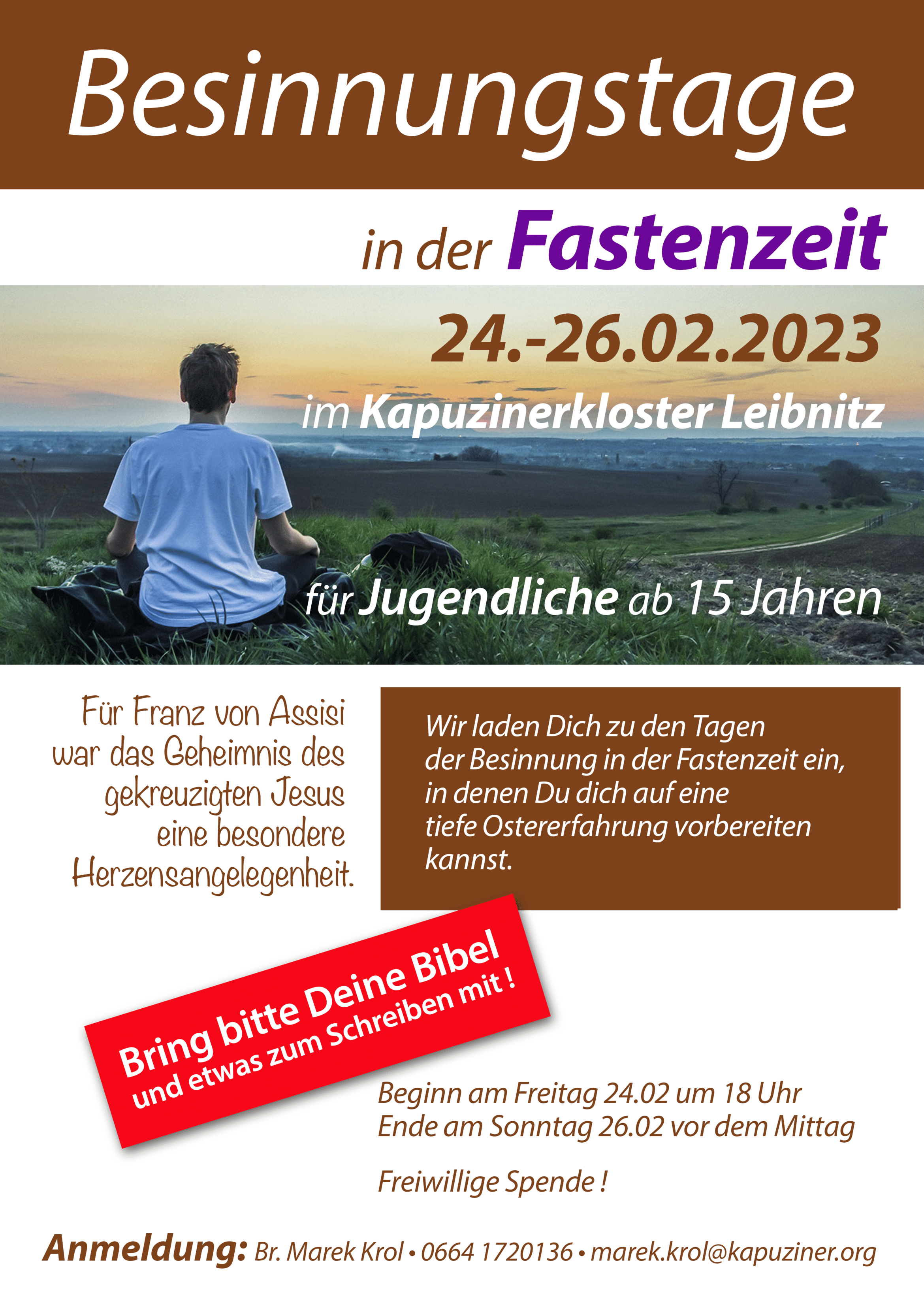 Besinnungstage 2023