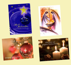 Weihnachtsbillett - Set, bestehend aus vier Motiven / Canisiuswerk