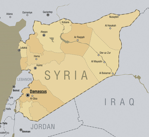 Map of Syria / zbruch Vector Map of Syria.
