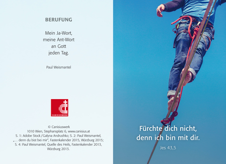Canisius At Gebetsbild Habt Keine Angst