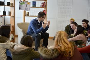 Theo-Forum 2019 / Junge Kirche/Corinna Peter Jugenliche aus ganz Vorarlberg informierten sich ?ber Berufung und Berufe in der Kirche.