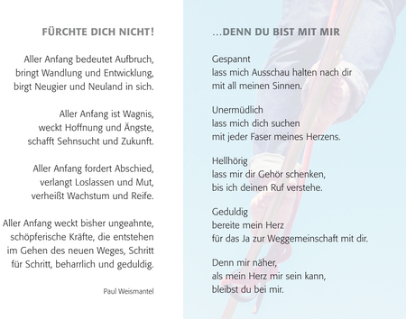 Gebetsbild 2020 - Habt keine Angst / Adobe Stock / Galyna Andrushko