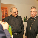 v.l.: Regens Johann Hintermaier, Bischof Krautwaschl, Abt Ambros Ebhart und P. Andreas Kühne